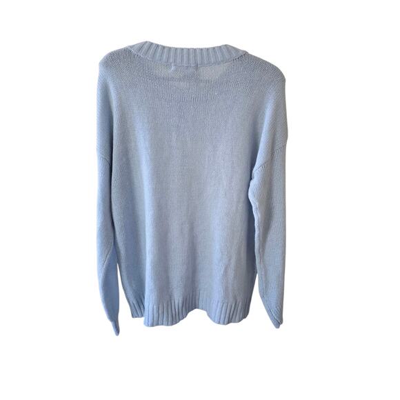 Made With Love Blue Clouds Pullover Sweater Size 1X NWT Desc* - Picture 2 of 6